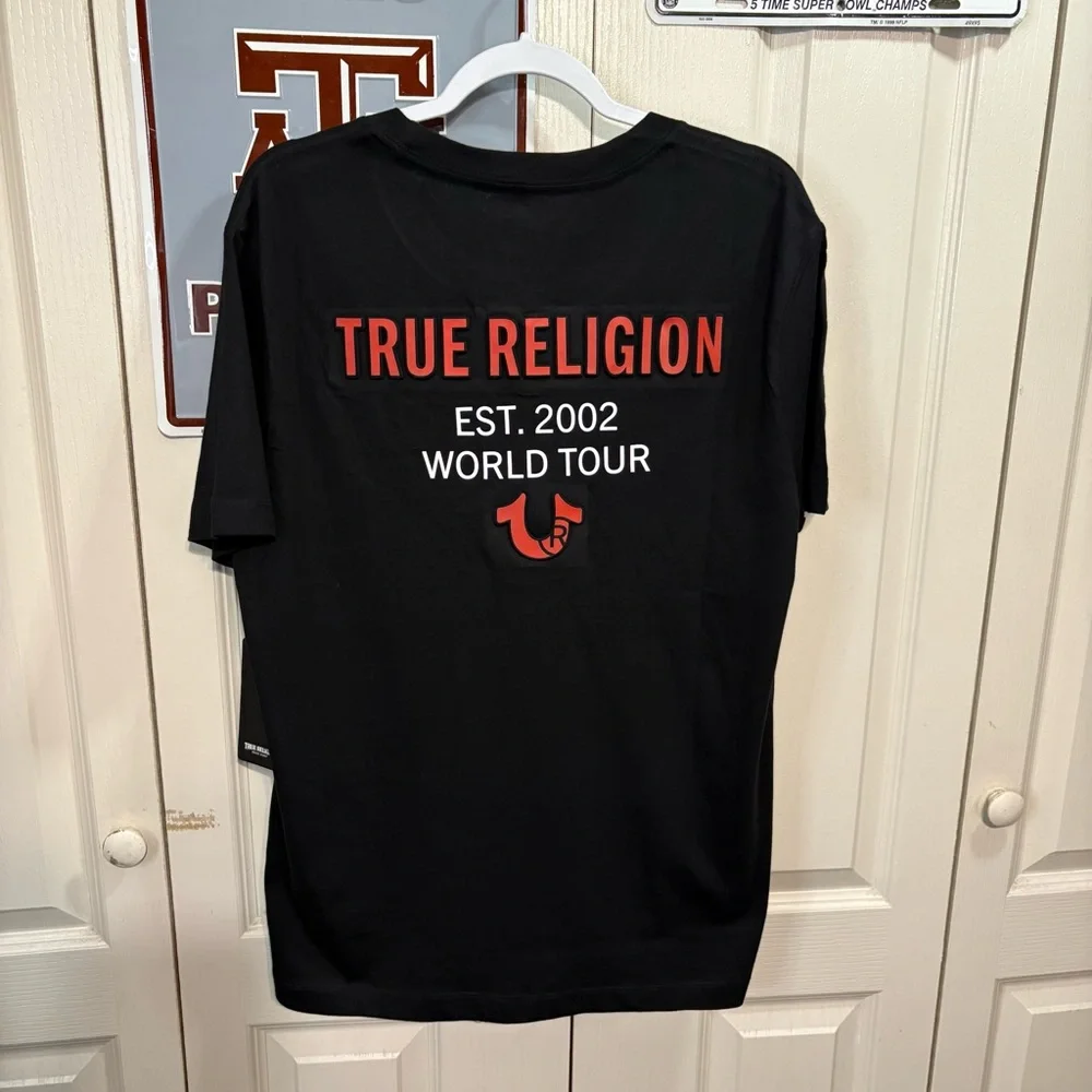 True Religion Black Graphic Tee